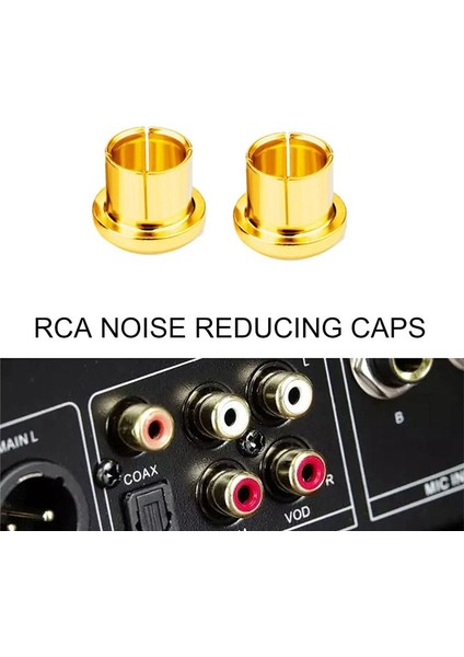 8 Adet Altın Kaplama Rca Koruma Kapağı Fiş Kısa Devre Soketi Fono Konektör Koruma Tapası Soket Koruma Kapak Kapağı (Yurt Dışından) modelleri