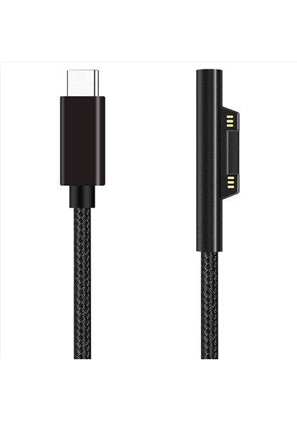 2x Naylon Örgülü Yüzey Usb-C Şarj Kablosu&#39 Na Bağlan Yüzey Pro 7/6/5/4/3 Için 15V Dizüstü Bilgisayar 3/2/1 Surface Go (Yurt Dışından) fiyatları