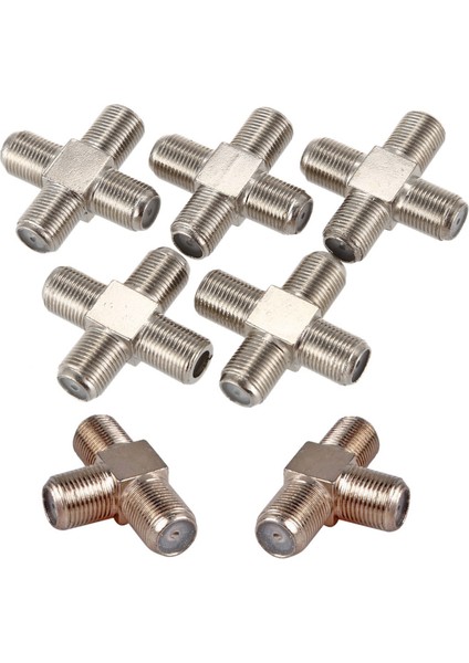 15PCS F Tipi Koaksiyel Kablo Ayırıcı 5pcs 4 Yollu Birleştirici Dişi 10 Adet 10 Adet 10 Adet 3-Yollu Birleştirici Dişi Vcr Anten Tv Kablo Uydu Gümüş Için 3 Yollu Dişi (Yurt Dışından) fiyatları