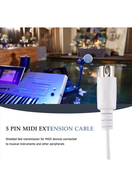 Mıdı Uzatma Kablosu Erkek 5 Pin 1 5/4 95FT Yüksek Kaliteli 5 Pin Erkek - 5 Pin Erkek Mıdı Uzantı Kablosu (Yurt Dışından) fiyatları