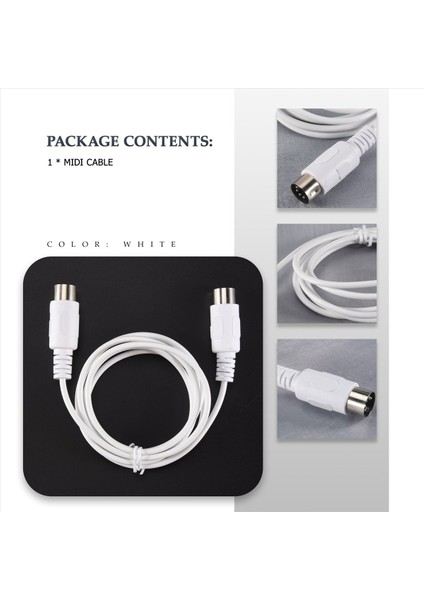 Mıdı Uzatma Kablosu Erkek 5 Pin 1 5/4 95FT Yüksek Kaliteli 5 Pin Erkek - 5 Pin Erkek Mıdı Uzantı Kablosu (Yurt Dışından) indirimleri