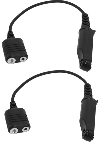 2x Baofeneng Uv-Xr Uv-9r Için Ses Kablo Adaptörü Artı Uv-5r BF-888S Uv-82 Uv-S9 Walkıe Talıte Kulak Seti Hoparlör Mikrofonu (Yurt Dışından)