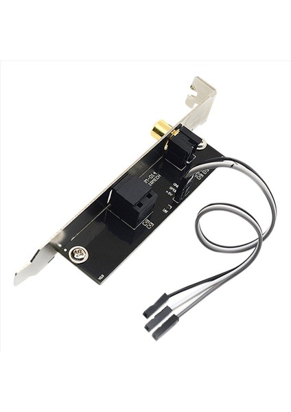 2x 24BIT 192KHZ Kızı Kart Spdıf Optik ve Rca Çıkış Plaka Kablo Braketi Asus Gigabyte Için Dijital Ses Çıkışı (Yurt Dışından) fiyatları