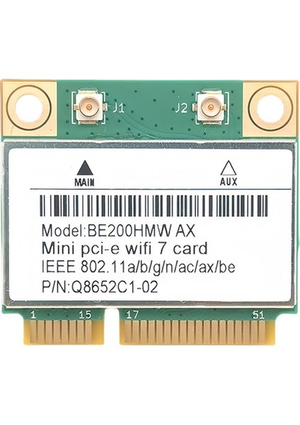 Wifi 7 Pcı-E Wıfı Kart BE200 BE200HMW 8774MBPS Bluetooth Için 2 4g/5g/6ghz 5 4 802 11BE Ağ Adaptörü Yok Anten Yok (Yurt Dışından) fırsatları