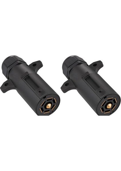 7 Pin Römork Fişi Su Geçirmez Yuvarlak Rv Tarzı 7 Yollu Römork Fişi Çıkarılabilir 7 Pin Römork Konektörü Adaptörü Erkek Ucu (Yurt Dışından)