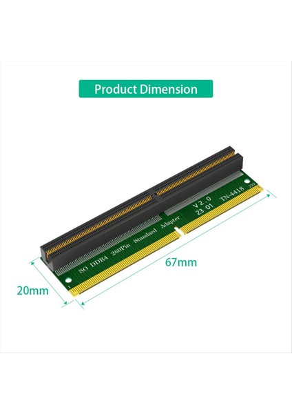 Ddr3 Ileri Adaptör Kartı 204PIN 260PIN Standart Yuva Bellek Test Cihazı Pc Dizüstü Bilgisayar Için Standart Adaptör (Yurt Dışından) indirimleri