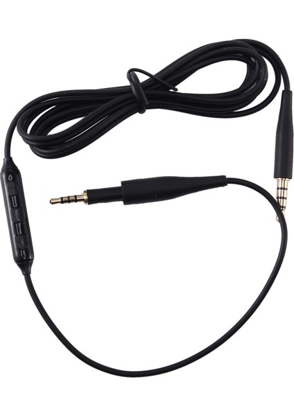 Akg K430 K450 K451 K452 S460 K480 J55 J88 Kulaklıklar Için Mıc Hacim Kontrolü ile Değiştirme Kablosu Ses Kablosu Siyah (Yurt Dışından)