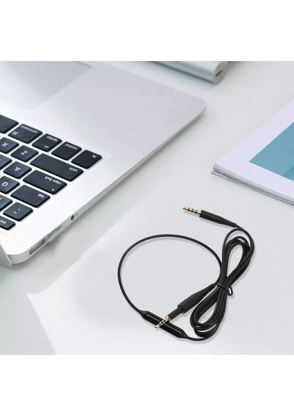 Akg K430 K450 K451 K452 S460 K480 J55 J88 Kulaklıklar Için Mıc Hacim Kontrolü ile Değiştirme Kablosu Ses Kablosu Siyah (Yurt Dışından) fırsatları