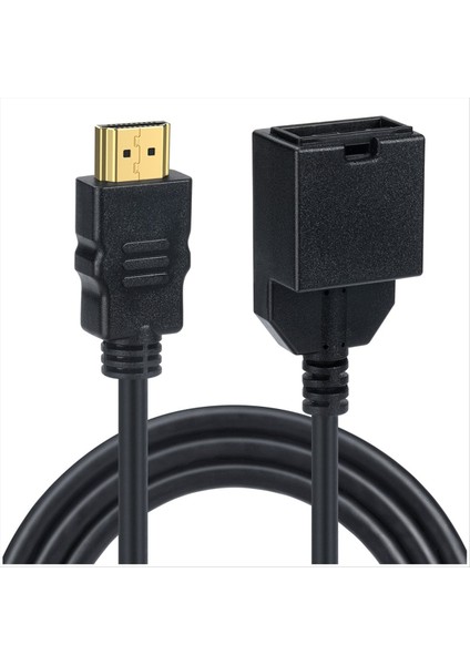 1 5m 4K HDMI Uyumlu 1 4 Type-E Dişi Araba Ses ve Video Iletimi Için Erkek Video Ses Kablosu Yazmak Için (Yurt Dışından)