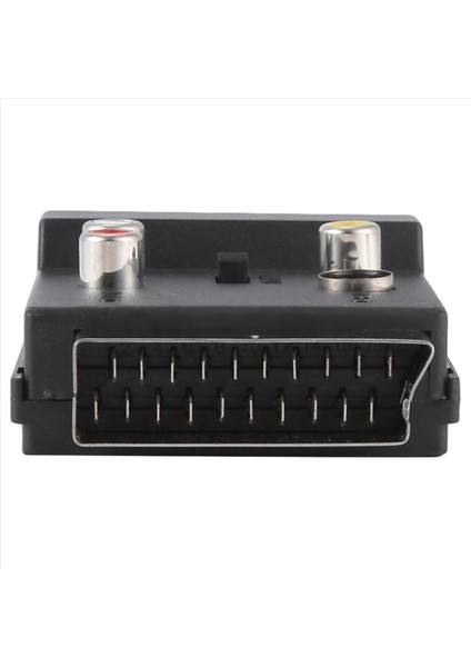 En Yeni Değiştirilebilir Scart Erkek-Kadın S-Video 3 Rca Ses Adaptör Konvektörü (Yurt Dışından) fiyatları