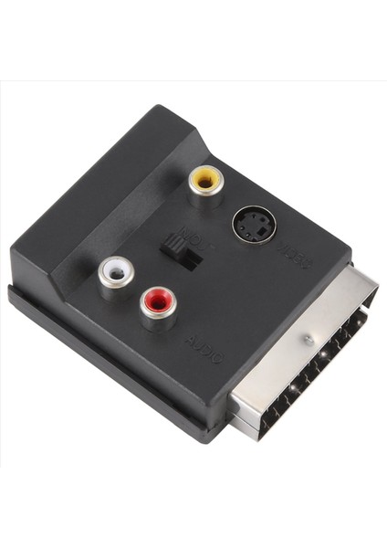 En Yeni Değiştirilebilir Scart Erkek-Kadın S-Video 3 Rca Ses Adaptör Konvektörü (Yurt Dışından) indirimleri