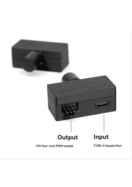Fan Hız Kontrolörü 4pin Pwm Fan Valisi Tip-C Güç Kaynak (Yurt Dışından) fiyatları