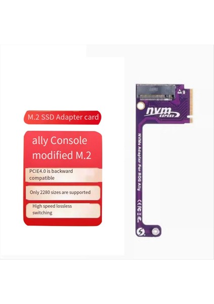 Asus Rog Ally M 2 Nvme Transfer Kartı 2230 - 2280 Nvme 90 ° M2 Adaptör Kartı Rog Ally Modifiye Oyun Aksesuarları (Yurt Dışından) fiyatları
