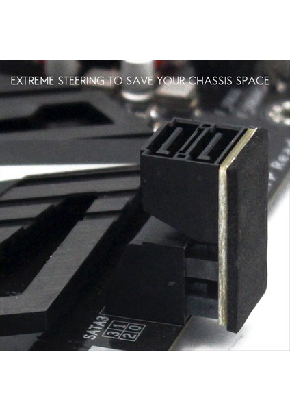 10 Adet Çift Sata 7pin Dişi Ila Çift 7pin Erkek 90 Derece Açılı Adaptör Anakart Sata Adaptörü Masaüstü SSD HDD (Yurt Dışından) indirimleri