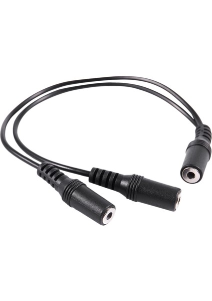 2pcs 28CM 3 5mm Dişi Ila Çift Jack Dişi Y Splitter Stereo Ses Kablosu Siyah (Yurt Dışından) indirimleri