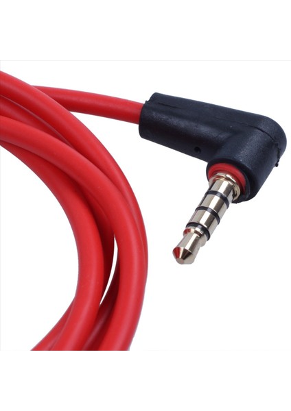 4 Adet 3 5mm 1/8 Inç Erkek - Erkek 4 Kutuplu Araba Aux Ses Kordon Kablosu Kayıt Kulaklık Kırmızı (Yurt Dışından) fırsatları
