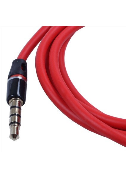 4 Adet 3 5mm 1/8 Inç Erkek - Erkek 4 Kutuplu Araba Aux Ses Kordon Kablosu Kayıt Kulaklık Kırmızı (Yurt Dışından) indirimleri