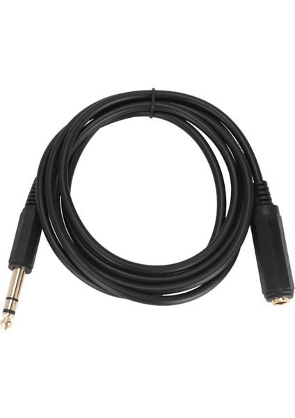 6 35MM (1/4inch) Stereo Fiş Erkek 6 35MM (1/4 Inç) Dişi Kablo Altın Kaplama Ses Kablosu Stereo Kablosu Uzatma Kablosu 6 Ft (1 8 M) (Yurt Dışından)