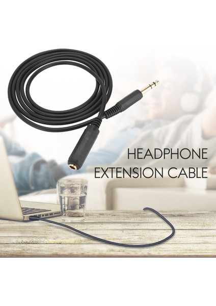 6 35MM (1/4inch) Stereo Fiş Erkek 6 35MM (1/4 Inç) Dişi Kablo Altın Kaplama Ses Kablosu Stereo Kablosu Uzatma Kablosu 6 Ft (1 8 M) (Yurt Dışından) indirimleri