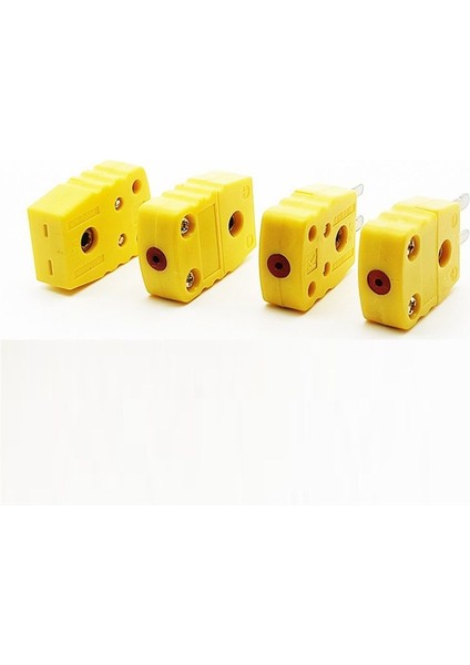 2 Çift K Tipi Erkek Kadın Termokupl Fiş Adaptörü Yüksek Sıcaklık 100 ° C (212 ° F) Sıcaklık Sensörü Konektörü (Yurt Dışından) fiyatları