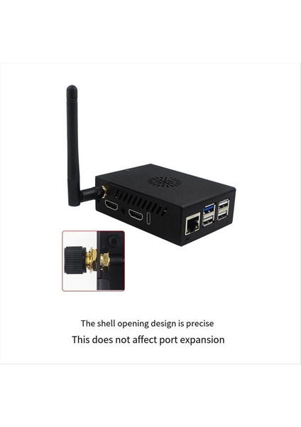 Turuncu Pi 5max Metal Kabuk Fanı Isı Lavabosu Koruyucu Kılıf Sağlam ve Dayanıklı (Yurt Dışından) indirimleri