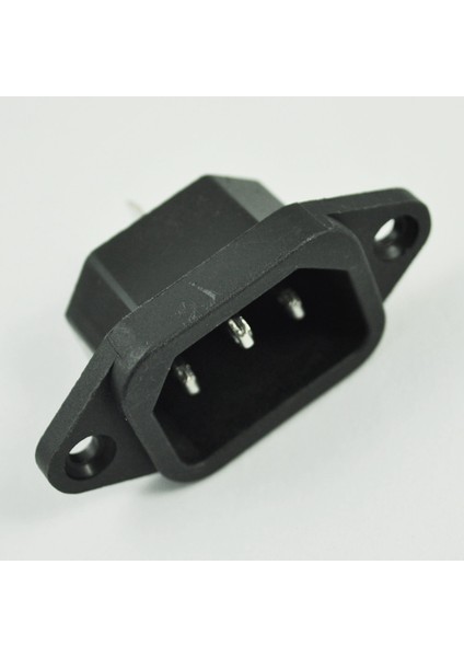 10 Pcs 3p Iec 320 C14 Erkek Paneli Panel Güç Giriş Soket Konektörleri Ac 250V 10A (Yurt Dışından) fiyatları