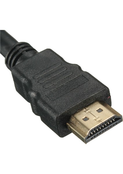 Siyah 5 Fit 1 5m HDMI Erkek - 3 Rca Video Ses Av Kablo Adaptörü Hdtv 1080P (Yurt Dışından) fırsatları