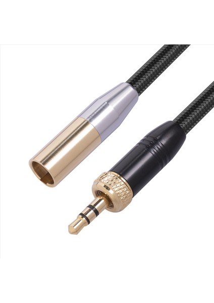 2x Audio Mic Kablosu Dahili Iş Parçacığı Slr Kamera Ses Kablosu Için Mini Xlr 3pın Adaptör Kablosu (Yurt Dışından) modelleri