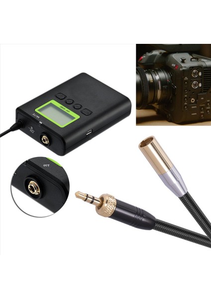 2x Audio Mic Kablosu Dahili Iş Parçacığı Slr Kamera Ses Kablosu Için Mini Xlr 3pın Adaptör Kablosu (Yurt Dışından) indirimleri