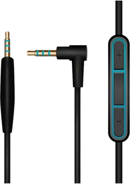 2x Sesli Kablo Kablosu Sessiz Konfor Için Değiştirme QC25 QC35 Soundtrue Oe2 OE2I Ae2 AE2I Mıc&#39 Li Kulaklıklar (Yurt Dışından) fiyatları