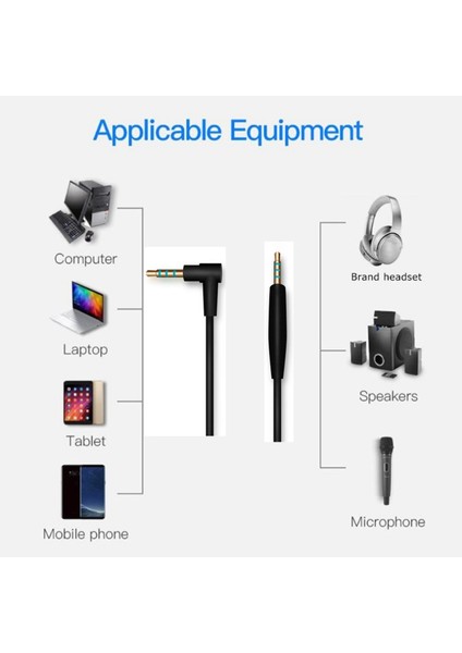 2x Sesli Kablo Kablosu Sessiz Konfor Için Değiştirme QC25 QC35 Soundtrue Oe2 OE2I Ae2 AE2I Mıc&#39 Li Kulaklıklar (Yurt Dışından) indirimleri