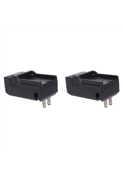 Sony NP-FM50 FM70 FM90 FM30 FM500H FM51 (Usplug) Için 2x NP-F550 Pil Şarj Cihazı (Yurt Dışından)