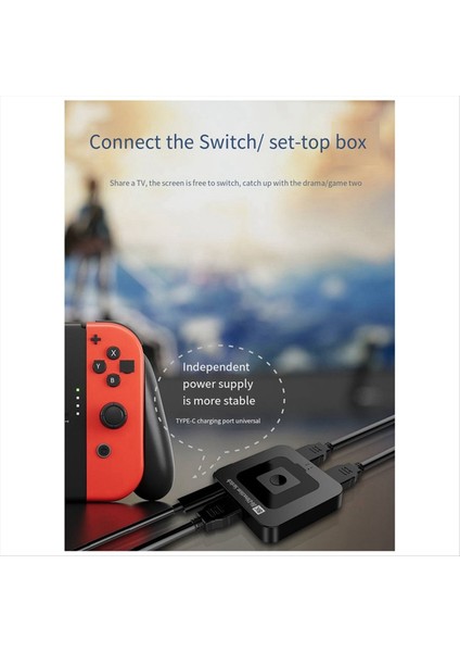 8k HDMI Uyumlu 2-On-Out Anahtarlayıcı Sürüm 2 1 8K60Hz Hd Xbox/ps4 Için Video Dönüştürücü (Yurt Dışından) fiyatları