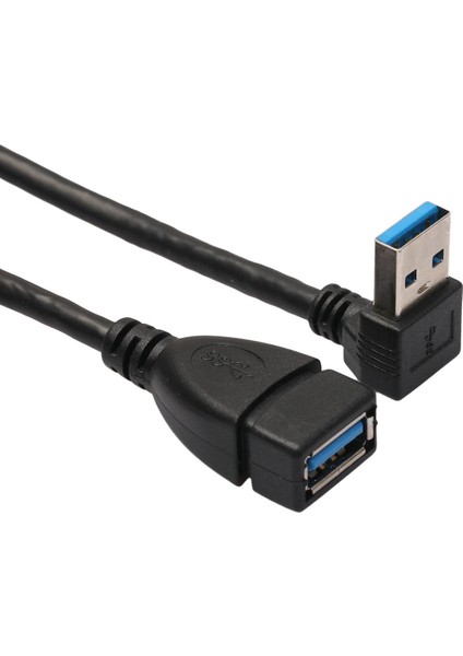 USB 3 0 Dik Açısı 90 Degree Uzatma Kablosu Erkek - Kadın Adaptör Kablosu 20CM (Yurt Dışından) fiyatları