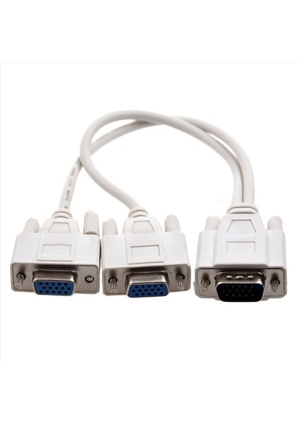 VGA Video Için 2x Yeni 1 Pc Ila 2 Monitör Splitter Kablosu (Yurt Dışından) modelleri