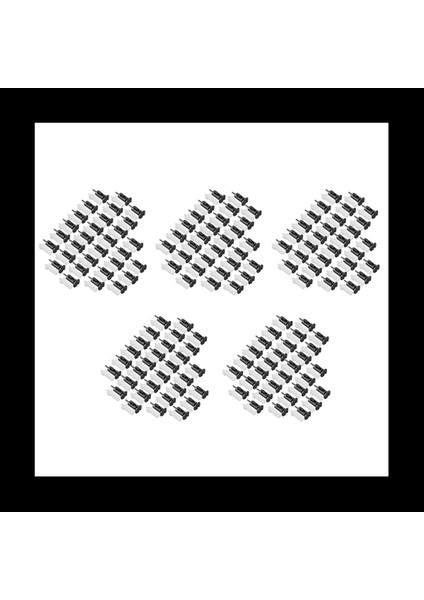 Siyah Plastik Beyaz Intel Cpu Soğutucusu Için Montaj 150 Adet (Yurt Dışından)