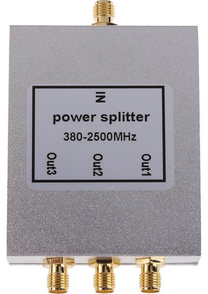 3 Yolu Sma Güç Ayrıştırıcı 380MHZ-2500MHZ Sma Dişi Güç Bölücü Sinyal Kablosu Ayırıcı Dişi Bölücü (Yurt Dışından)