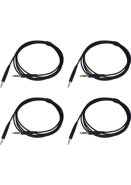 Bose Için 4x QC35 Kulaklık Kablosu QC25 QC35 Iı QC45 Soundtrue Ses Tonu 3 5 Ila 2 5 Taşınabilir Çift Kayıt Kablosu Siyah (Yurt Dışından)