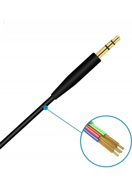 Bose Için 4x QC35 Kulaklık Kablosu QC25 QC35 Iı QC45 Soundtrue Ses Tonu 3 5 Ila 2 5 Taşınabilir Çift Kayıt Kablosu Siyah (Yurt Dışından) fırsatları