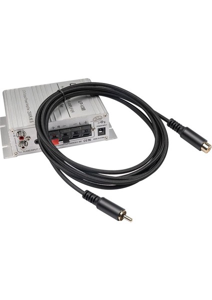 Rca Uzatma Kablosu Rca Sesli Video Kablosu Rca Erkek - Hoparlör Subwoofer Kamera Hdtv Amplifikatör 6m Için Kadın Kablosu (Yurt Dışından)