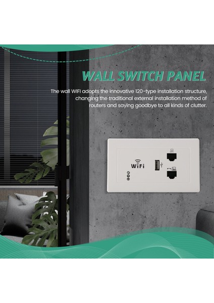 Kablosuz Wifi Duvar Anahtarı Panel Wifi Soket Gömülü Kablosuz Yönlendirici 120 Tip Panel Yüksek Kaliteli Otel Odaları Için Ap (Yurt Dışından) fırsatları