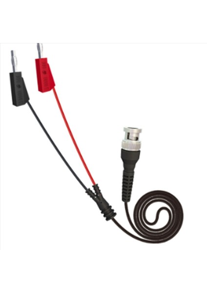 4x P1009 Bnc Ila Çift 4mm Istiflenebilir Muz Fiş Testi Kurşun Prob Osiloskop Sinyal Jeneratörü Için Bnc Kablosu 120CM (Yurt Dışından) fırsatları