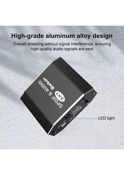 Spdıf Toslink Anahtarlayıcı 3 1 Out Dijital Optik Audio Splitter Seçici Seçici Anahtar 3x1 Ir Kontrol Desteği Dts Ac3 (Yurt Dışından) indirimleri