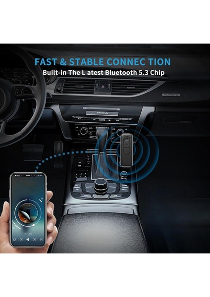 Bluetooth Ses Adaptörü Bluetooth Audio Verici Alıcı Adaptörü Car Aux Stereo Ses Tv Kulaklık Hoparlörleri (Yurt Dışından) fiyatları