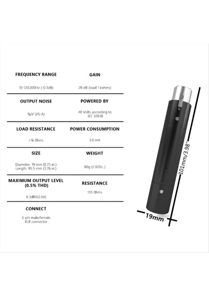 Mini Dinamik Mikrofon Preamp Kazanç Tek Kanallı Aktivatör Artışı Dinamik Mikrofon Için Çok Yönlülük (Yurt Dışından) fırsatları