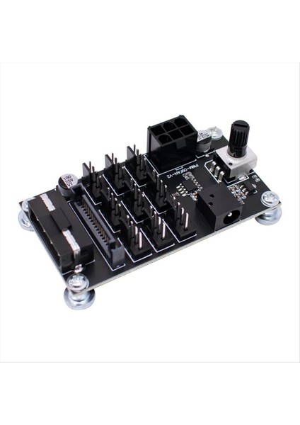 Bilgisayar Şasi Pwm Şiddetli Fan Hız Kontrolörü 9 Yolu 12V Pwm 4pin Yüksek Güçlü Fan Hub Kontrolör Fan Valisi (Yurt Dışından)