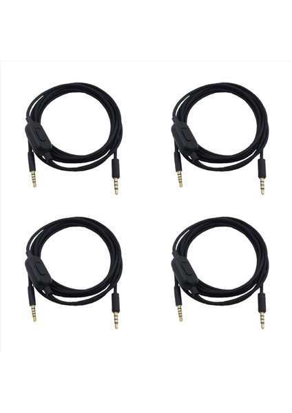 4pcs 2m Taşınabilir Kulaklık Kablosu Logitech Için Ses Kordon Çizgisi Gpro x G233 G433 Kulaklık Kulaklık Aksesuarları (Yurt Dışından)