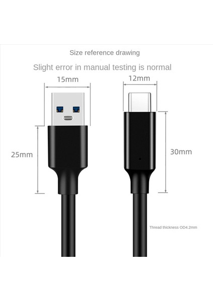 2x Usb3 2 10GBPS Tip C Kablosu USB A&#39 Dan Tip-C Tip 3 2 Veri Aktarımı USB C SSD Sabit Disk Kablosu Pd 60W 3A Hızlı Şarj 3 0 1m (Yurt Dışından) fırsatları