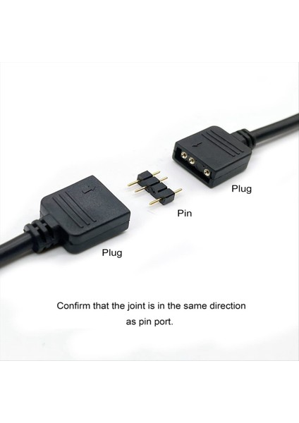2pcs Argb Ayırıcı Kablosu 1 Ila 4 Kadın Ila Dişi 5V 3 Pin Adreslenebilir Rgb Ayırıcı Uzantı Kablosu Argb LED Senkronizasyon Kablosu (Yurt Dışından) indirimleri