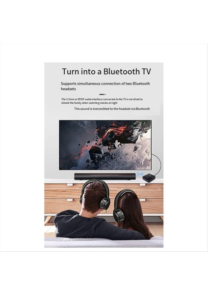 Bluetooth Audio Verici Modeli BTC880 Bluetooth 5 0 Kablosuz Adaptör Çok Fonksiyonlu 2 Arada Ses Alıcı Verici (Yurt Dışından)